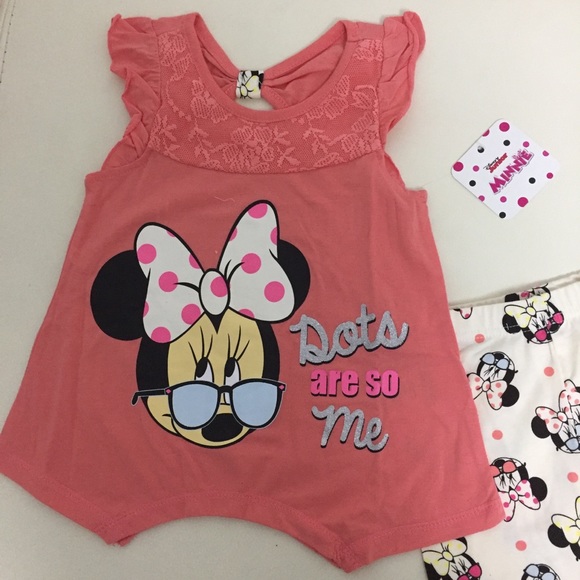 Disney Minnie Mouse Cute Leggings Set - Picture 3 of 6